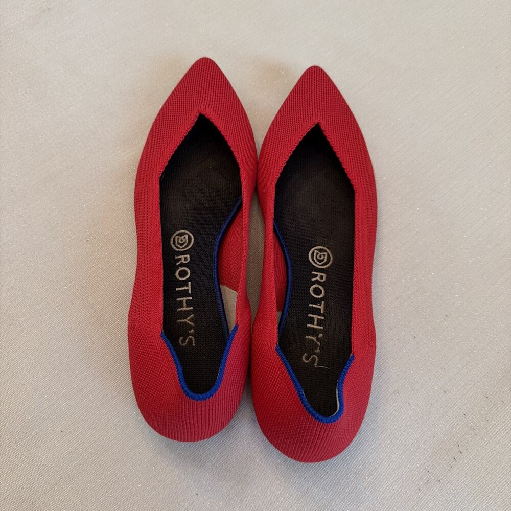 Rothy’s The Point in Chili Red Women’s Size 8